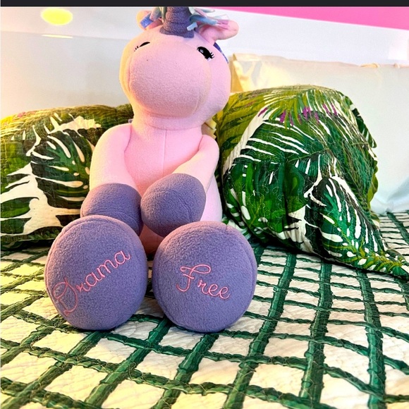 PLUSH Pink Unicorn “Drama Free” - Picture 9 of 9